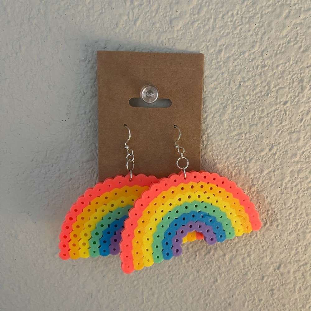 Pride rainbow earrings